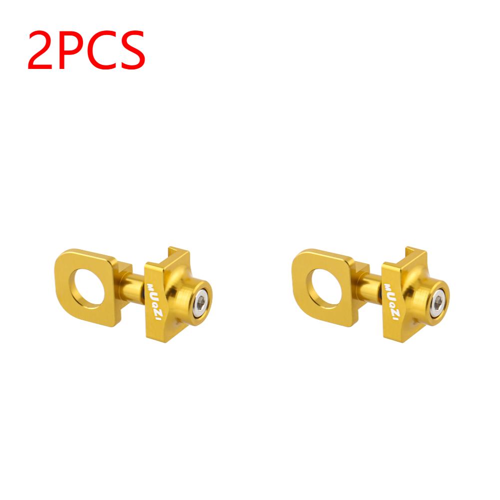 1-10pcs Single Speed Bicycle Chain Tensioner Adjuster Aluminum Alloy Bicycle Chain Fastener Fixed Bike Bolt Screw Accessories