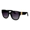 Logo Design Acetate Round Sunglasses Women Sunglasses Black LADY9522R3I10A1