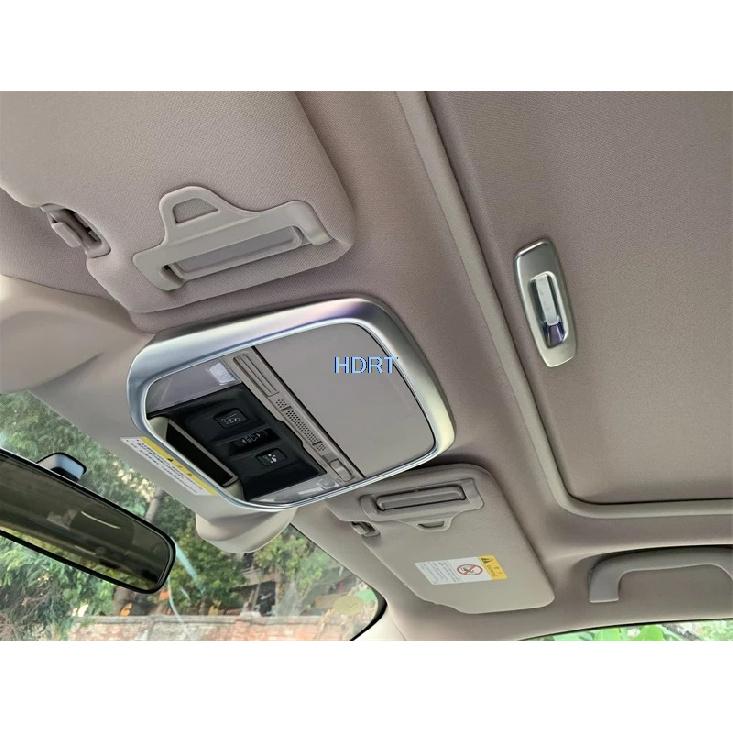 Car Styling Silver Interior Gear Rear Water Cup Front Reading Light Seat Adjustment Cover For Subaru Forester/Wilderness 2025 +