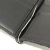 Used 10656 Oblique Jacquard Money Clip Wallet 2ESBH069YSE_H03E 7941 Current Card Case Logo Metal Black Men's from Japan