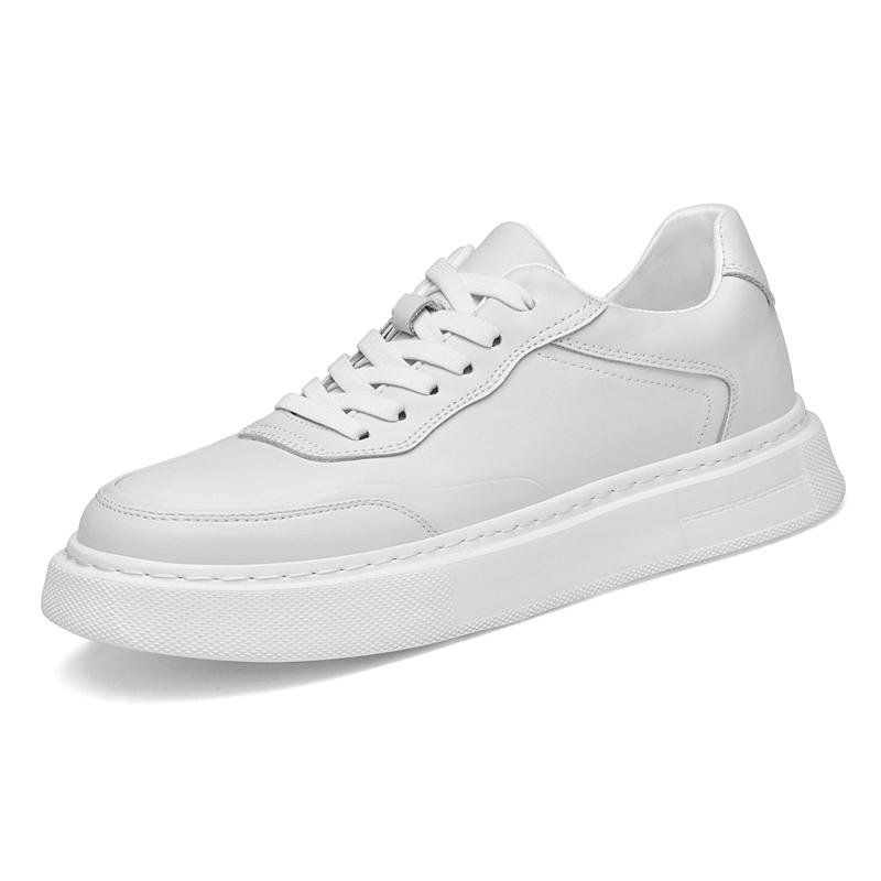 Fashion Genuine Leather Mens Sneakers New Design Skateboard Footwear Men Comfortable Casual Shoes Outdoor Walking Shoes Tenis Masculino