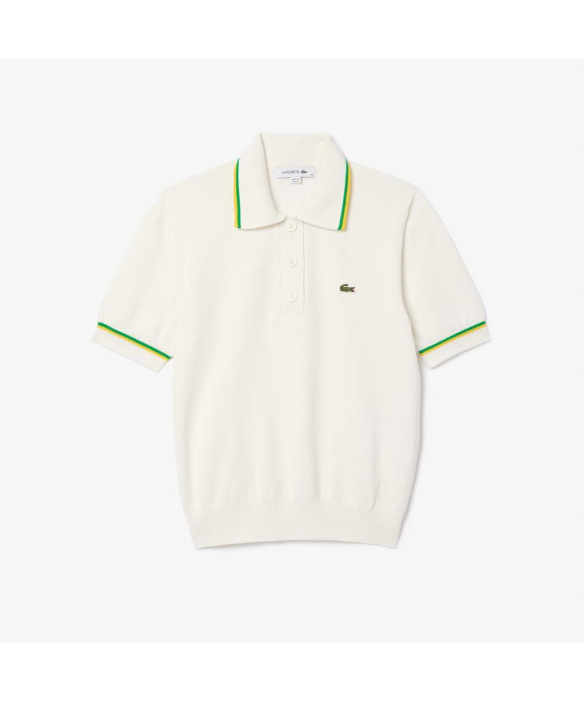 Lacoste Women'S Color Tipping Polo Sweater Af9283-55G Dii