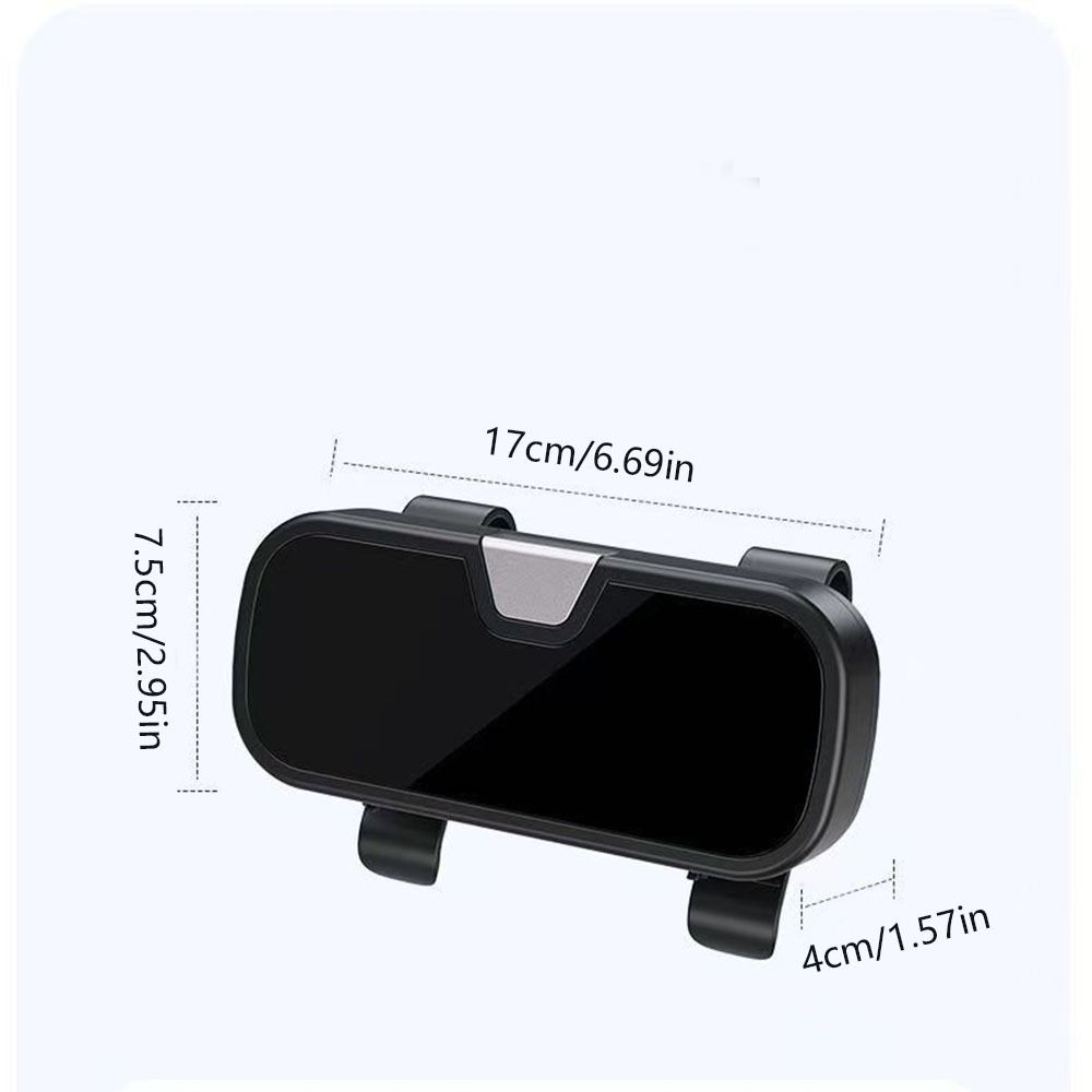 Press Switch Car Sunglasses Holder Shock-proof Sun Visor Glasses Holder  Sun Protection