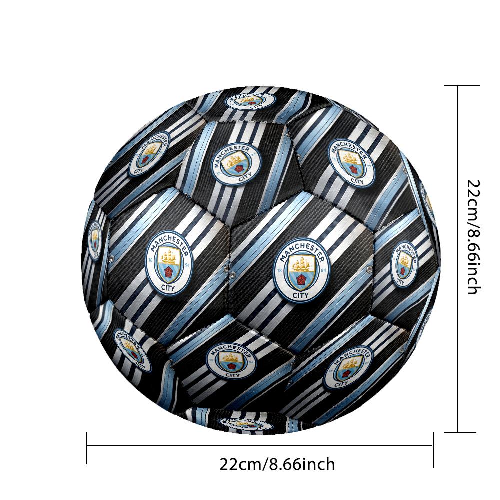 Manchester City Theme soccer ball Size 5 Soccer Ball Soft Touch Professional Training Football for Outdoor Sports