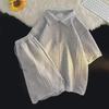 Men's Summer Waffle Polo Shirt & Shorts Set - Trendy, Loose-Fit Short-Sleeved Top and Pants Suit