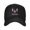 Cappellino da Baseball Sportivo Rosa Personalizzato M-Messised 10 Calcio Calcio Baseball Cappellino Sportivo Donna Unisex Regolabile Cappellino da Papà Estate