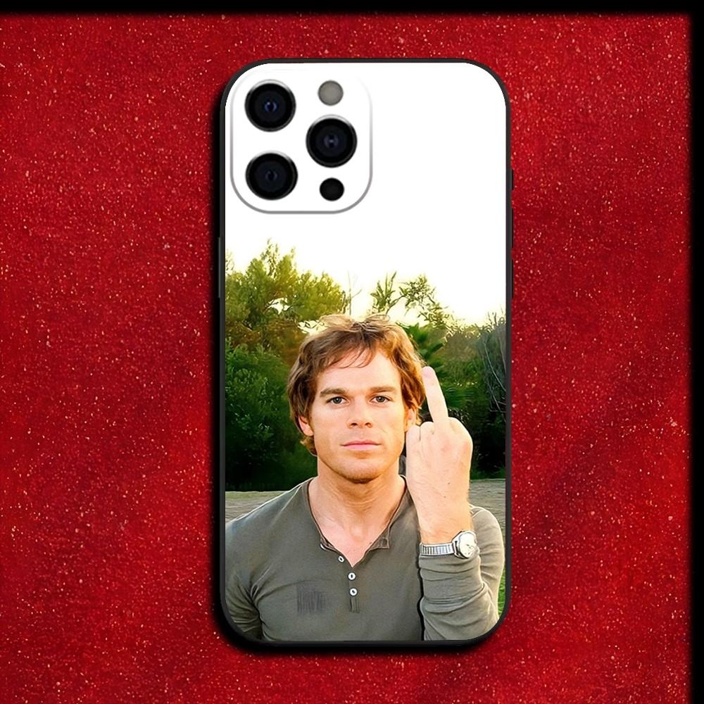 

D-Dexter Morgan Phone Case For iPhone 16,15,14,13,12,11,Pro,X,XS,Max,XR,Plus,Mini Soft Black Cover iPhone15