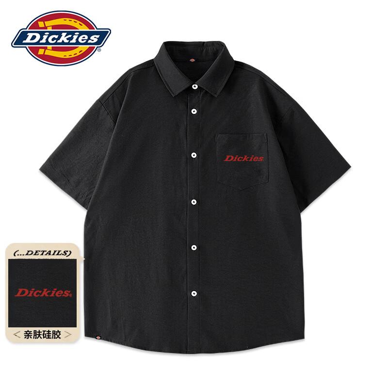 

Мужская рабочая рубашка Dickies, американский повседневный стиль, свободный крой, короткий рукав 4XL