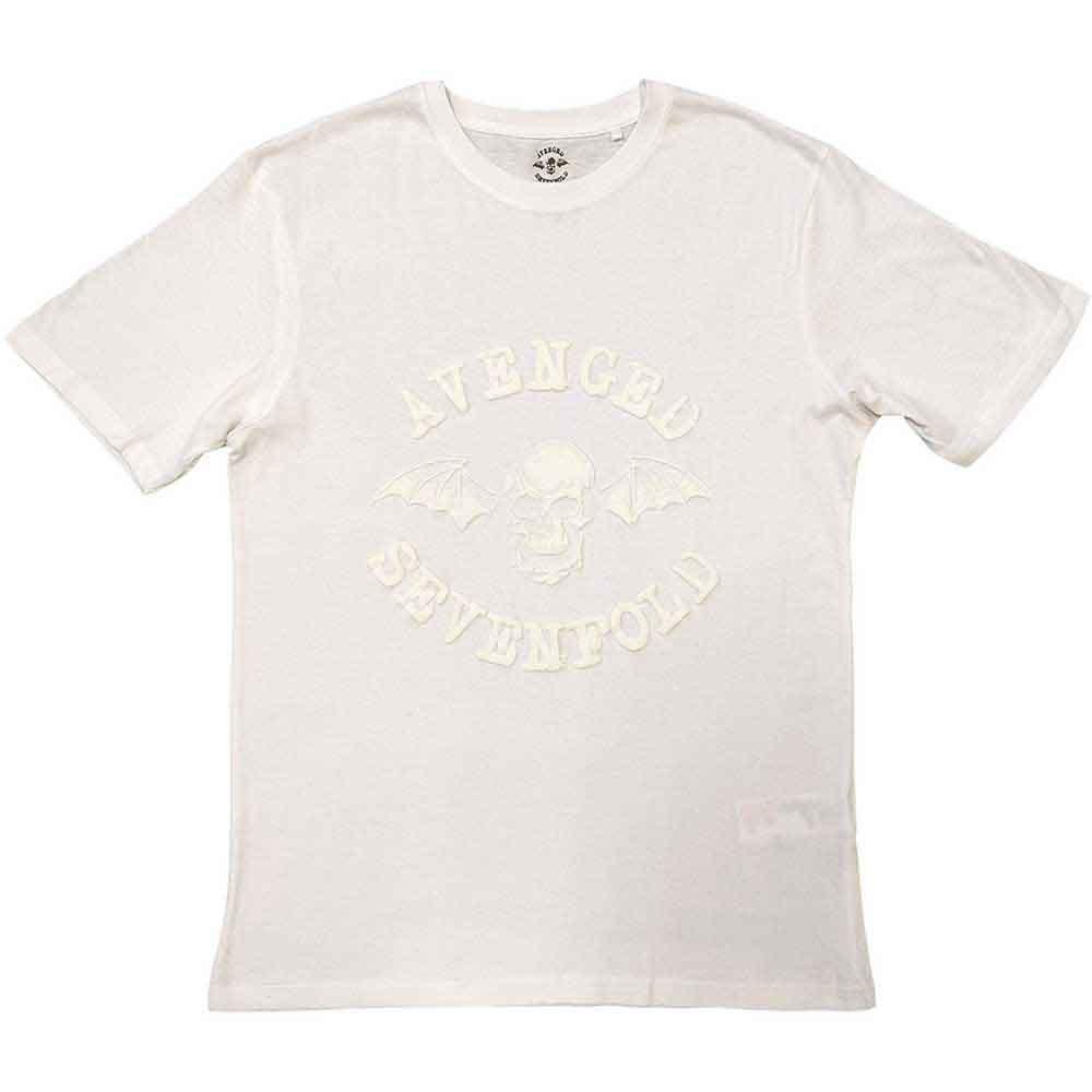 Avenged Sevenfold Classic Deathbat T-Shirt White New XL