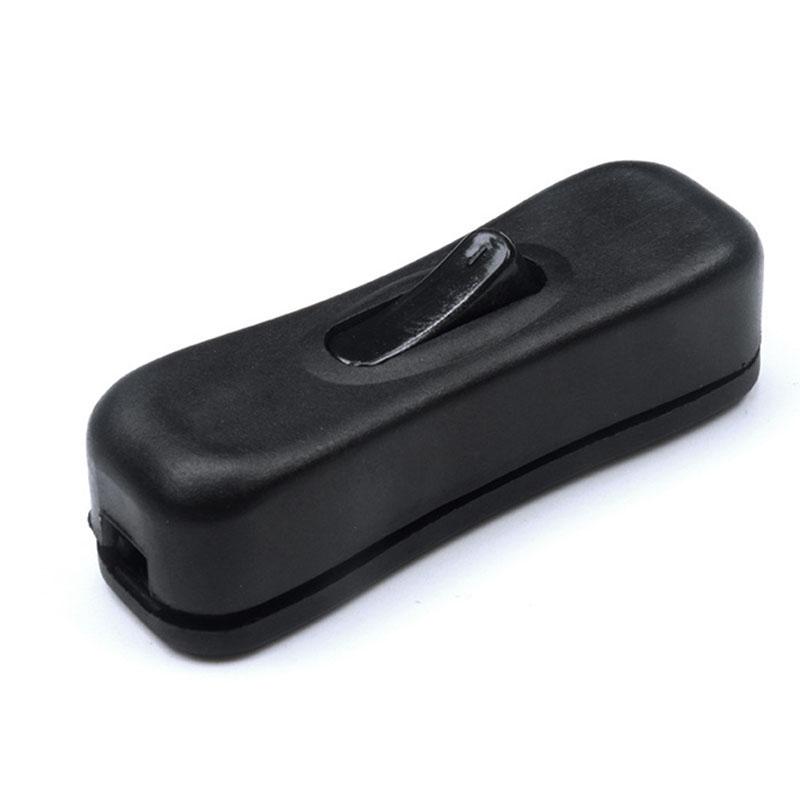 

304 світлодіодний диммерний вимикач світла кабельний з єднувач адаптер живлення змінного струму кнопка вкл/викл керування переривник домашня настільна/настільна світлодіодна лампа 2pcs чорний