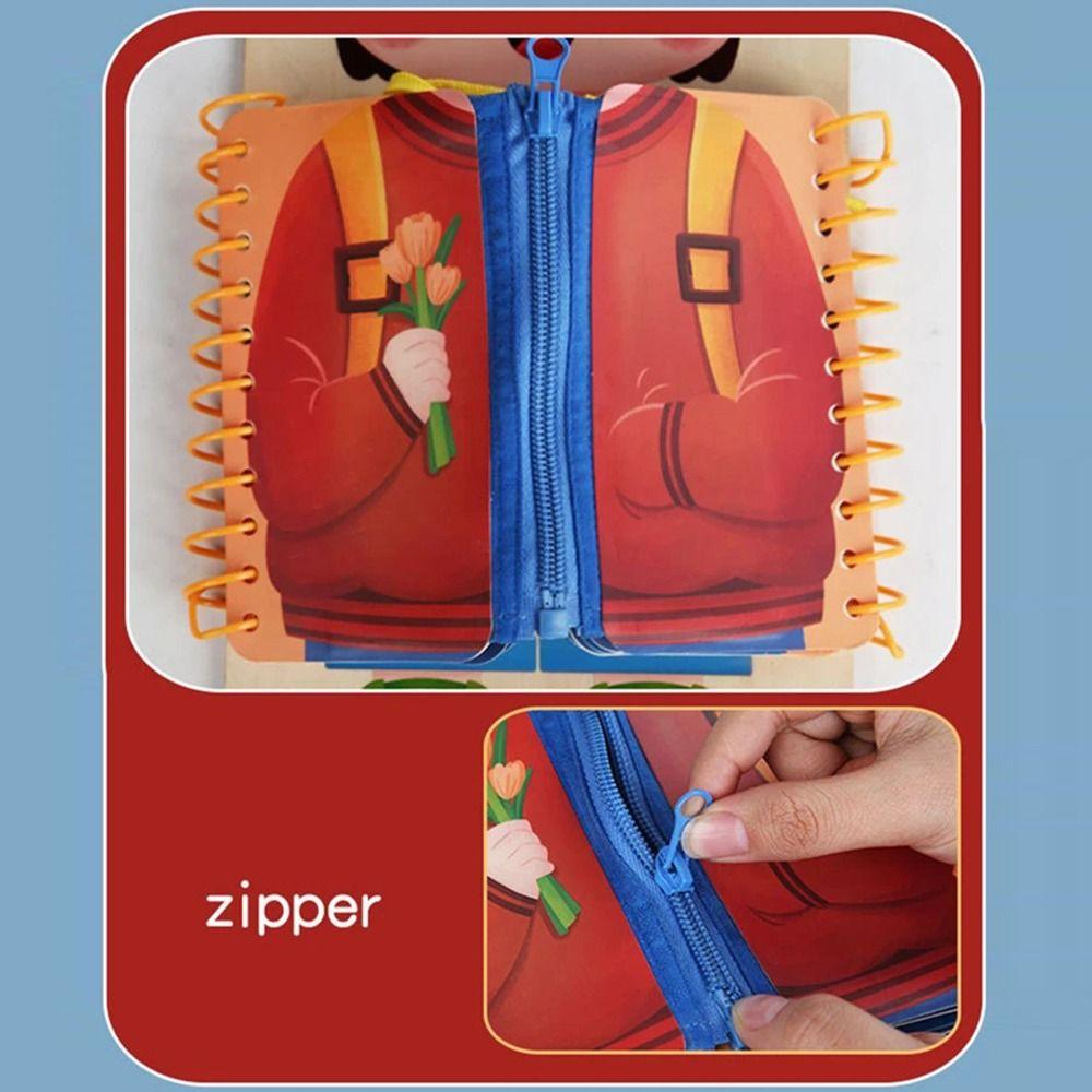 Expanding Brain Thinking Baby Busy Board Learn Dress 3D Activity Books  Basic Life Skills