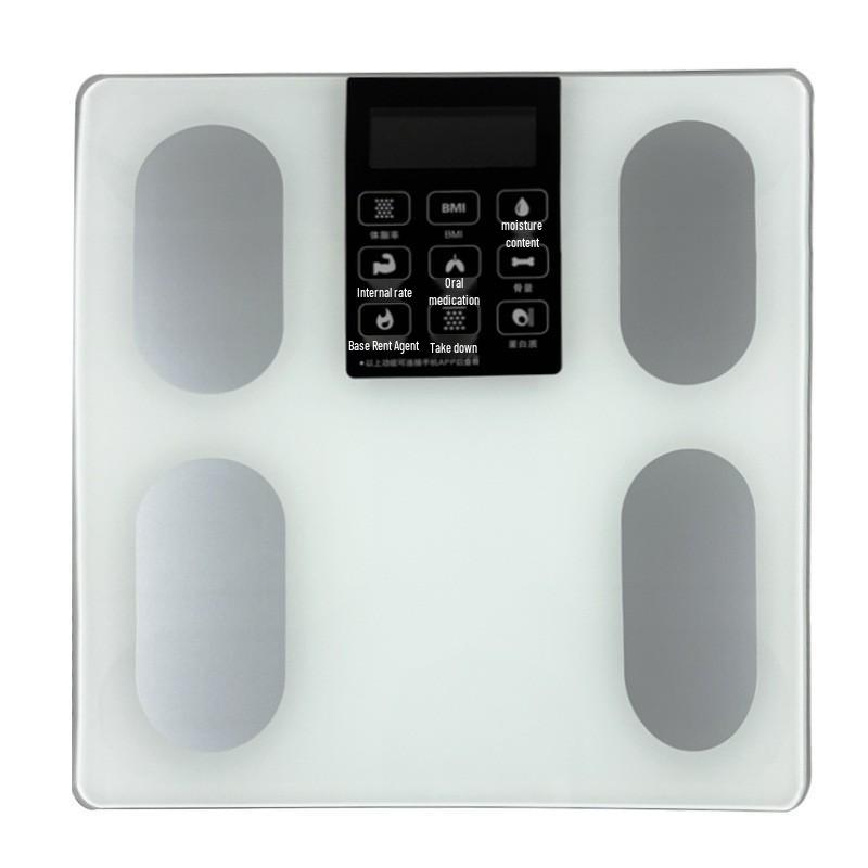 Smart Bluetooth Body Fat Scale with Rechargeable Battery for Home
