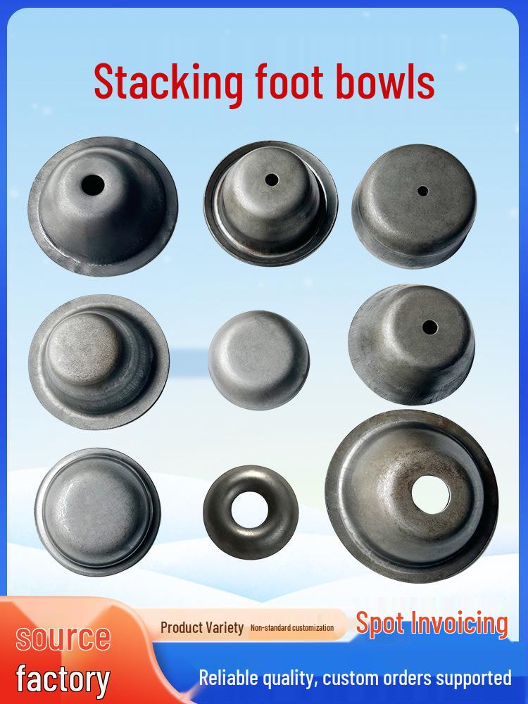 Metal Round Tube End Cap for Logistics Rack and Stacking Box 60 round tube end cap
