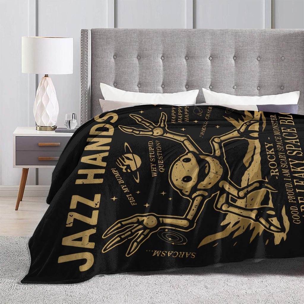 Project Hail Mary Rocky amaze Vintage Fleece Blankets Throw Blanket for Home Hotel Sofa Bedspreads,