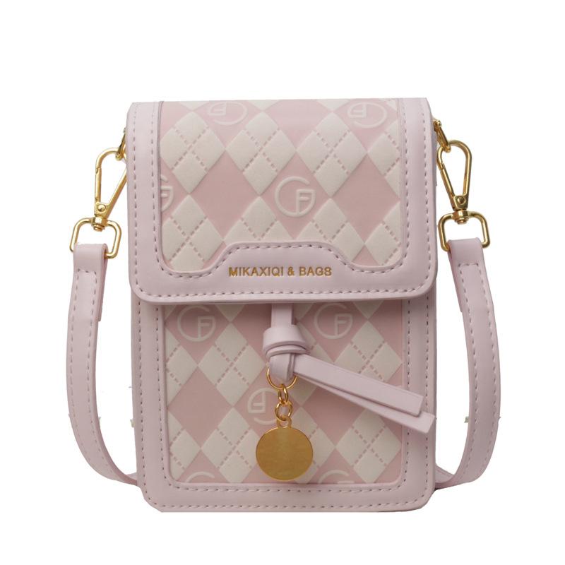 Bag Women's Mobile Phone Bag New Women's Bag Printed Messenger Bag Shoulder Bag Mini Bag