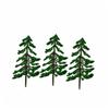 Handmade Plastic Cedar Trees for DIY Micro-Landscapes and Sand Table Models
