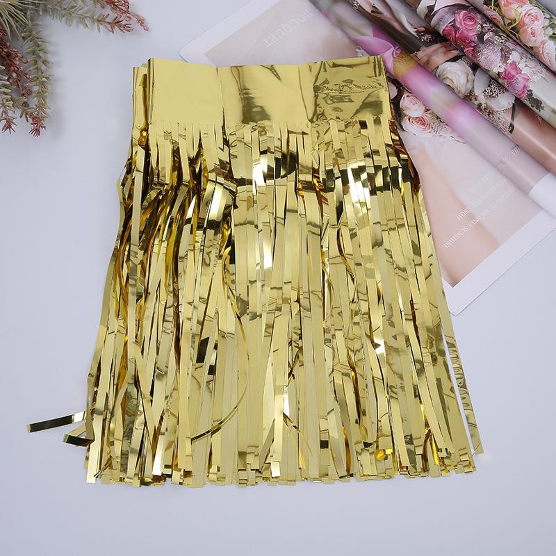 3M Premium Fringe Banner Party Streamers Foil Tinsel Garland For Birthday Wedding Anniversary Party Decorations Hanging Decor