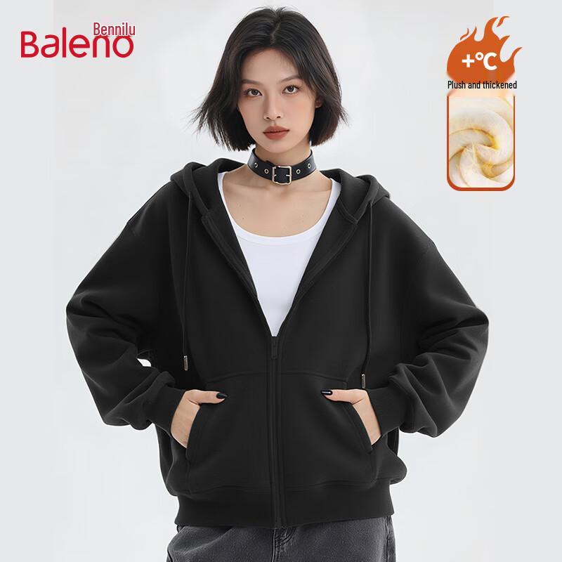 

Baleno Women s Fleece-Lined Hooded Jacket L