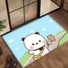 Cartoon Bubu Dudu Cute Door Mat Bath Microfiber Decorative Versatile Flannel Floor Mat Quick Dry Absorbent Non-slip Sole