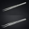 5Pcs Electronics Industrial Tweezers Anti-static ESD Curved Straight Tip Precision Stainless Steel Forceps Phone Repair