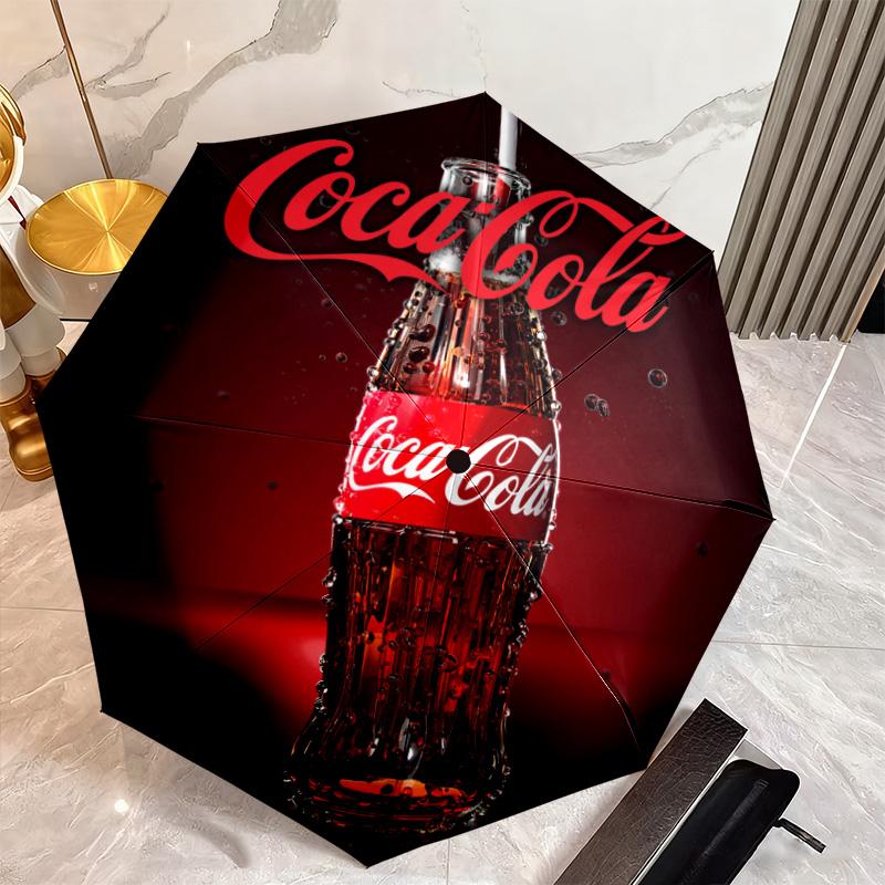Christmas Gift Halloween Theme Bear Truck Coca Cola umbrella is suitable for all seasons, including home travel and outdoor activities Y11