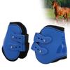 2Pcs PU Neoprene Leg Horse Boots Horse Leg Brace Guards Hind Legs Protection Gears