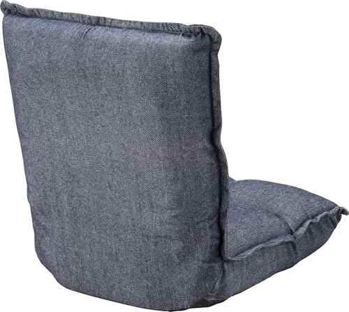Azumaya-kk RKC-173DM Recliner, Denim, 38cm Wide x 43-52cm Deep x 47-23cm High