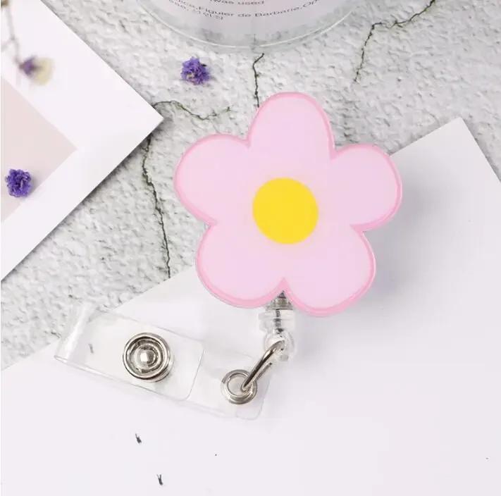 New Nurse Doctor Retractable Badge Reel with Horizontal Style Students ID Business Card Work Card Badge Holder Office Supplies