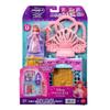 Mattel Disney Princess Ariel's Relaxation Spa Playset Stackable Castle Series Mini Doll JLT64 Blue For Ages 3 and Up
