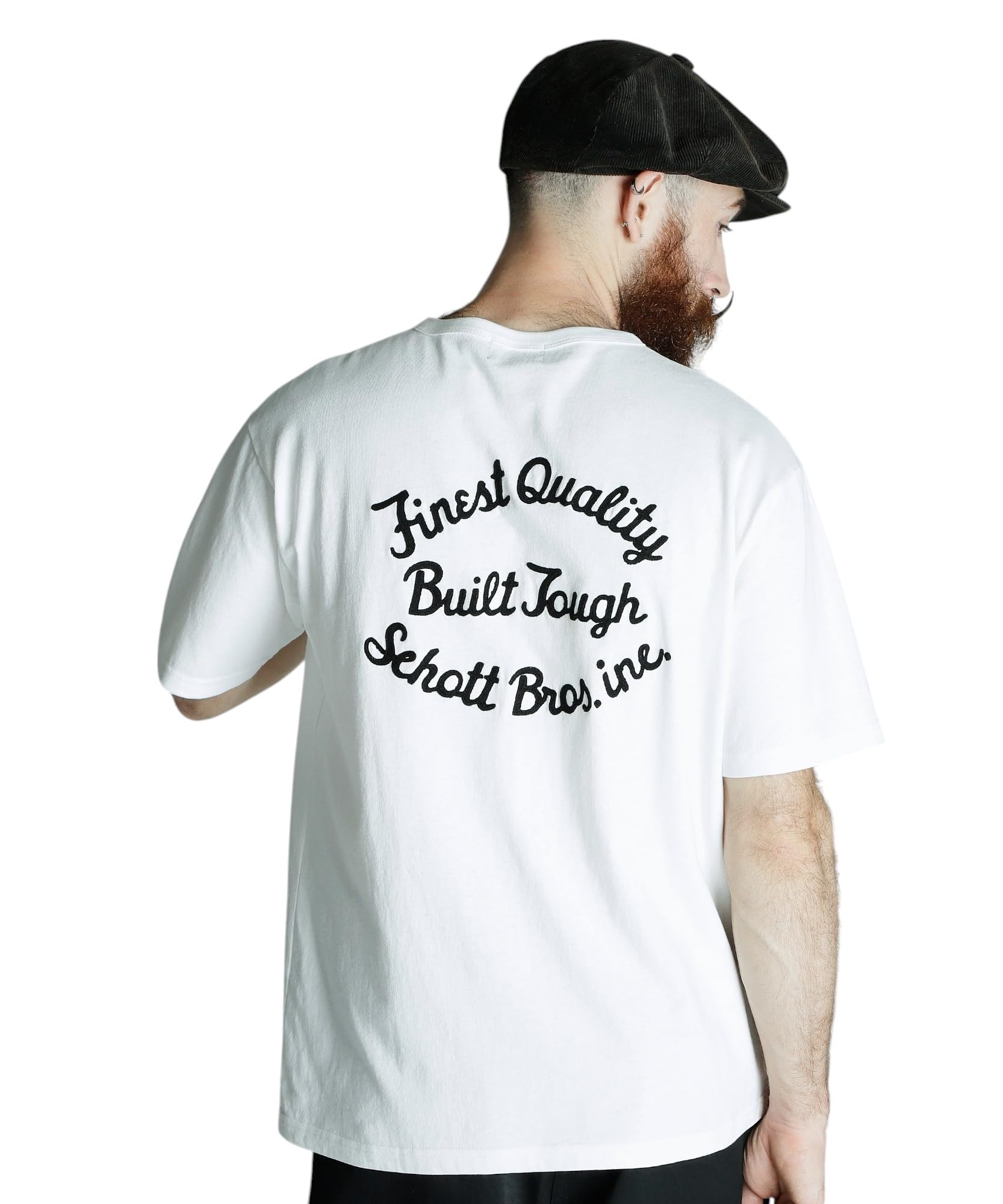 

Schott Henley T-Shirt, Finest Quality Built Tough, Men s, Size XL, 030, White, 782-5134016