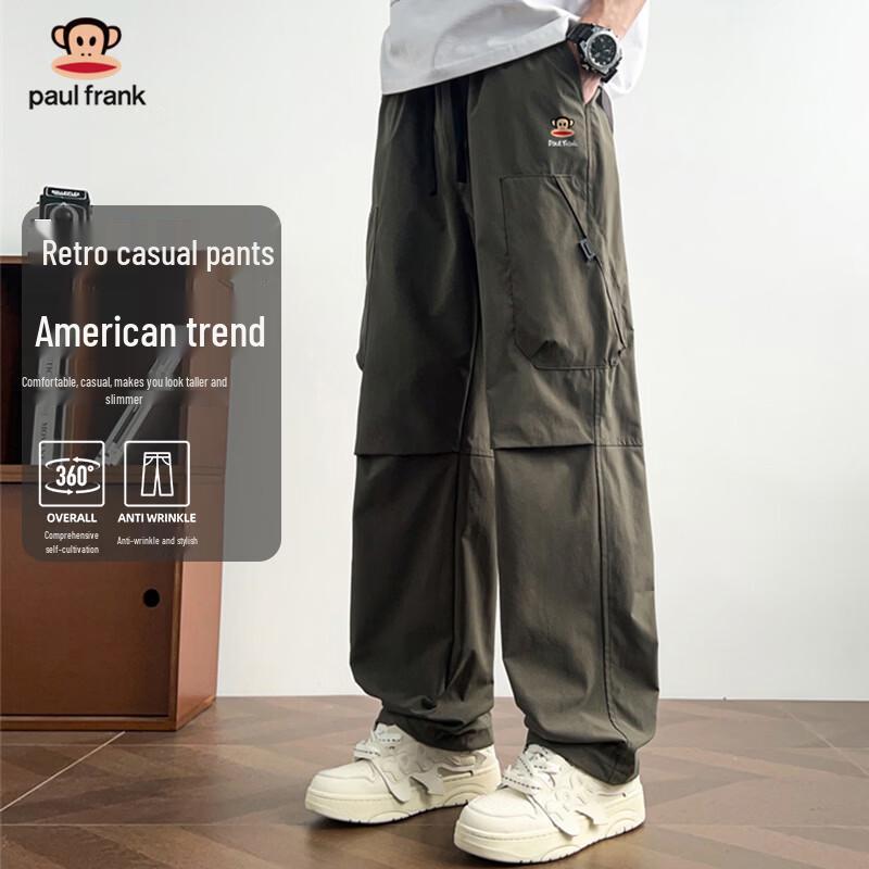 Paul Frank Men s Multi-Pocket Cargo Casual Pants 4XL