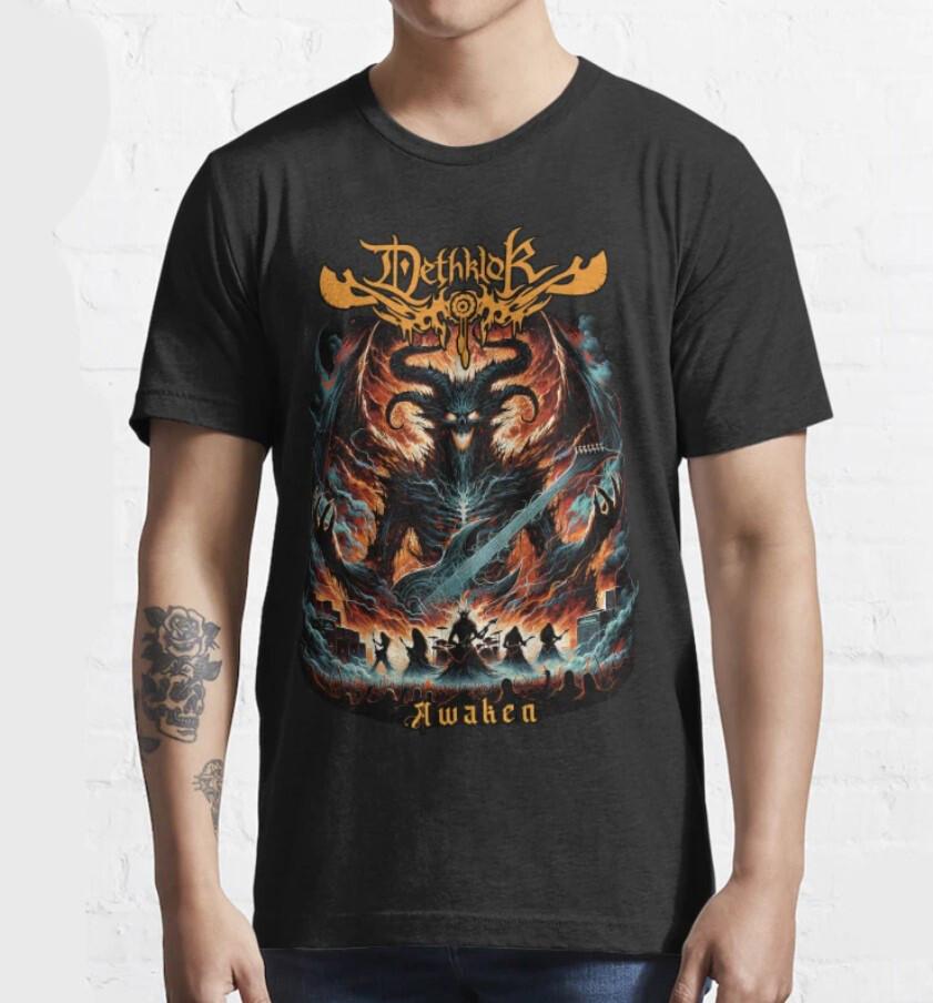 

Dethklok Awaken T-Shirt Mens Womens Tees Top Tops Tee Unisex Short Sleeve T-Shirt Mens Womens Tees Top Tops Tee All Sizes S-4XL 3XL