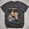 Französische Bulldogge Eiskaffee Shirt, Lustiges Französische Bulldogge Hund Meme T-Shirt, Kaffee Liebhaber Geschenk, Französische Bulldogge Besitzer Vintage Grafik T-Shirt