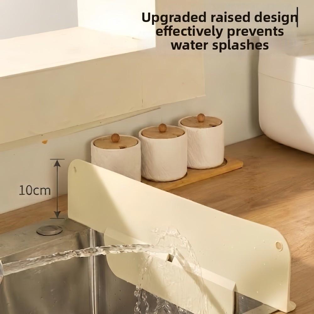 Anti-Splash Kitchen Sink Splash Guard Waterproof Water Splash Board Water Splash Guard  Home Use