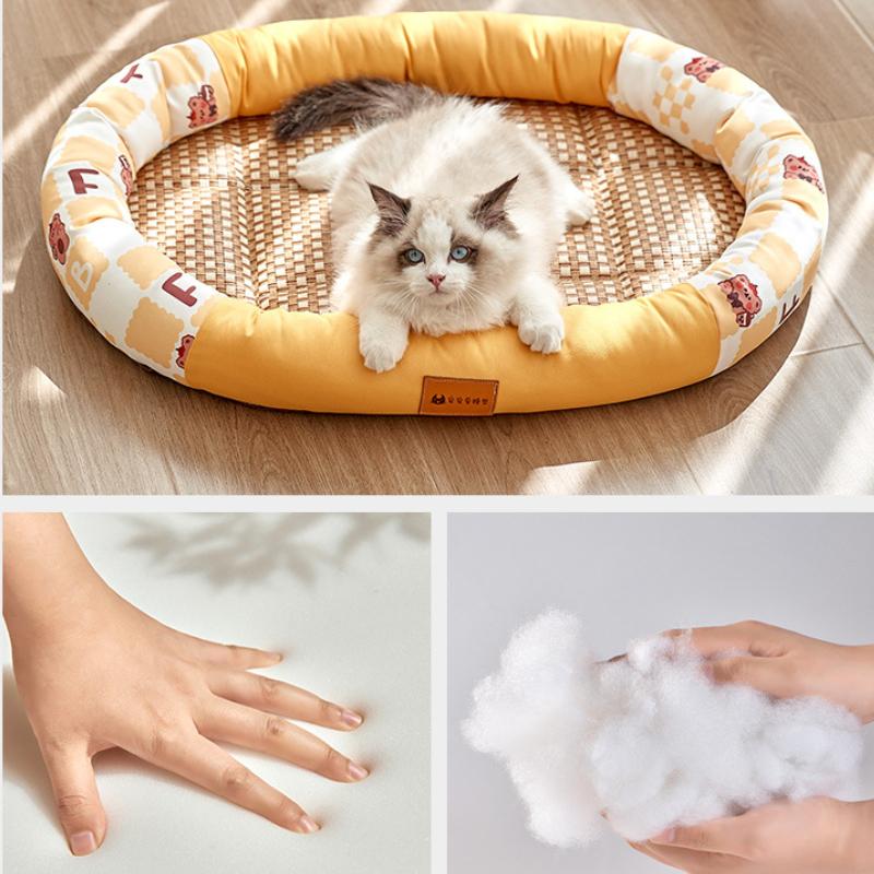 Summer Cooling Pet Dog Mat Ice Pad Dog Sleeping Square Mats for Dogs Cats Pet Kennel Top Quality Cool Cold Silk Dog Bed