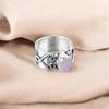 Rose Chalcedony Gemstone 925 Sterling Silver Women's Jewelry Handmade Ring Gift RR-16-18