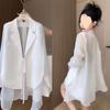 Summer Fashion Thin Leisure Suit Women Korean Style Loose Sense of Design Sun Protection Suit Jacket Shorts Set