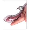 Dreifacher Fingerhülse Vibrator Verzögerungsverlängerer Kondom, Wiederverwendbarer Penisring für den Mann Hülle Klitorismassage Sexspielzeug für den Mann