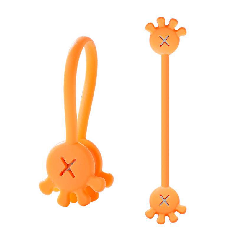 Palm Silicone Magnetic Cable Organizer and Bookmark
