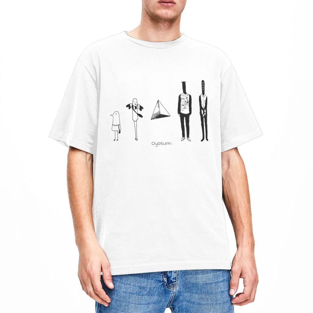 Men Women's Oyasumi Punpun Shirts Apparel Crazy Cotton T Shirts Top Tee Clothes Unique