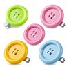 Y2K Styles Button Hair Clips Cute Girls Hair Clip 6Cm Plastic Button Barettes Clips Party Hair Subcultural Decoration
