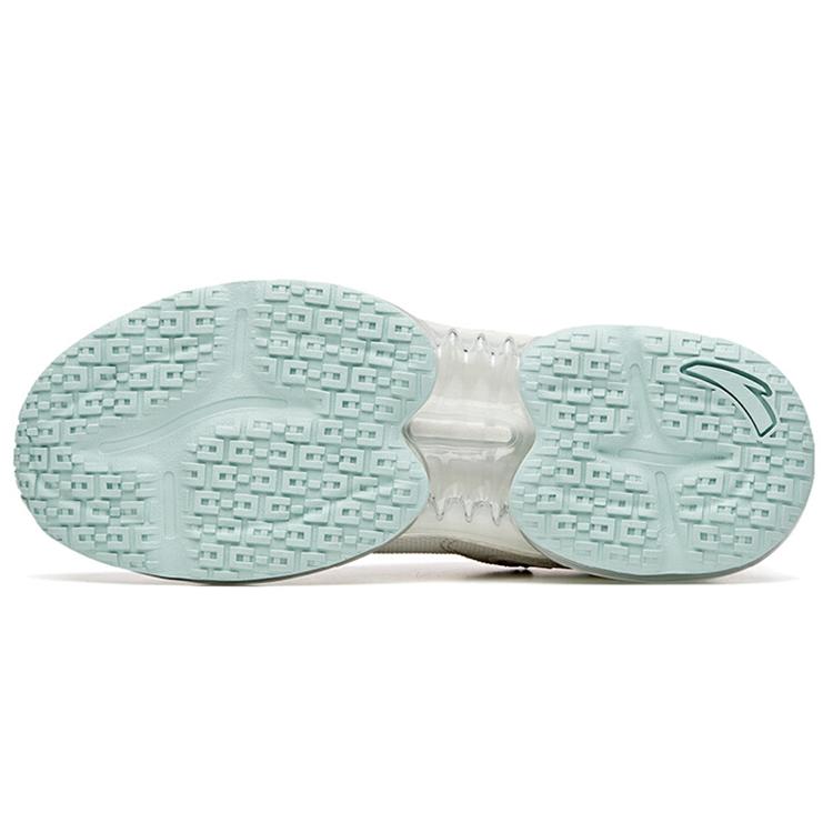 New Anta Cushioning Slip Resistant And Abrasion Resistant Low Top A Prooo Running Shoes Women's White Green 922035505-1