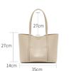 Foreign Trade Large Bag for Women 2025 New Tote Bag Large Capacity Genuine Leather Bucket Bag for Women Niche Commuter Shoulder Bag