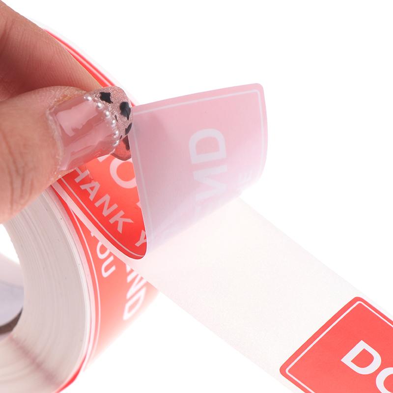 250Pcs Fragile Warning Stickers Handle With Care Do Not Bend Sign Package Decal