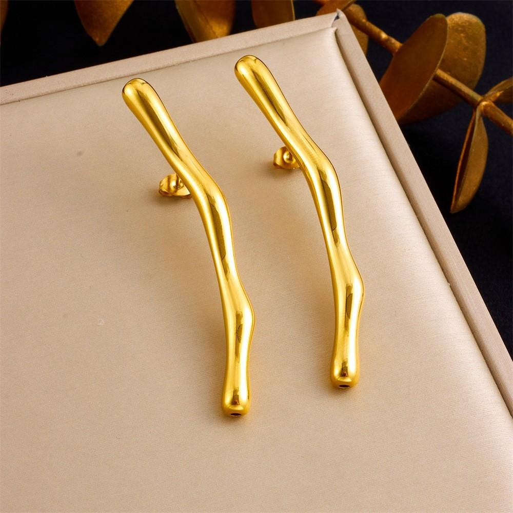 [Trendy Commute Gold Heart Tassel Circle Drop Earrings Unique Earrings]