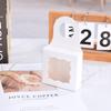 25pcs Wine Bottle Box with Visible Window Collapsible Bottle Hanger Favor Box White