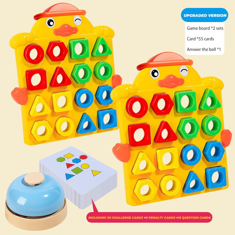 Baby Geometrical Color Shape Match Early Education Toys for 3-6 Years Old Toddler Parent-child Interaction Games Montessori Toys