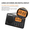 Rysamton Portable AM/FM Shortwave Radio Big digital display with Sleep Timer and Alarm Clock Function, Battery Operated Radios