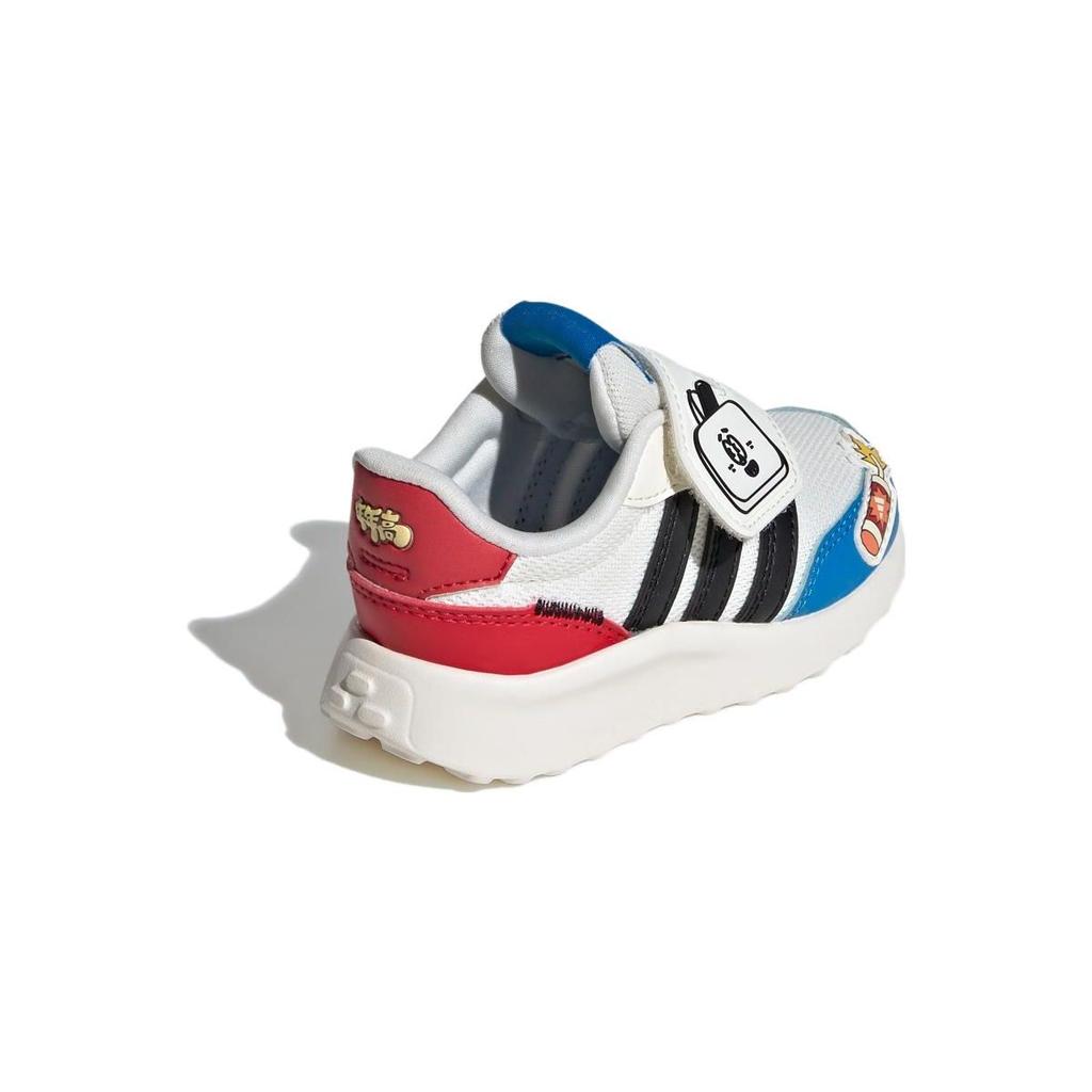 Adidas Neo Run 70S Non-Slip Shock Absorbing Low-Top Walking Shoes Baby Shoes White Blue Red IH8099