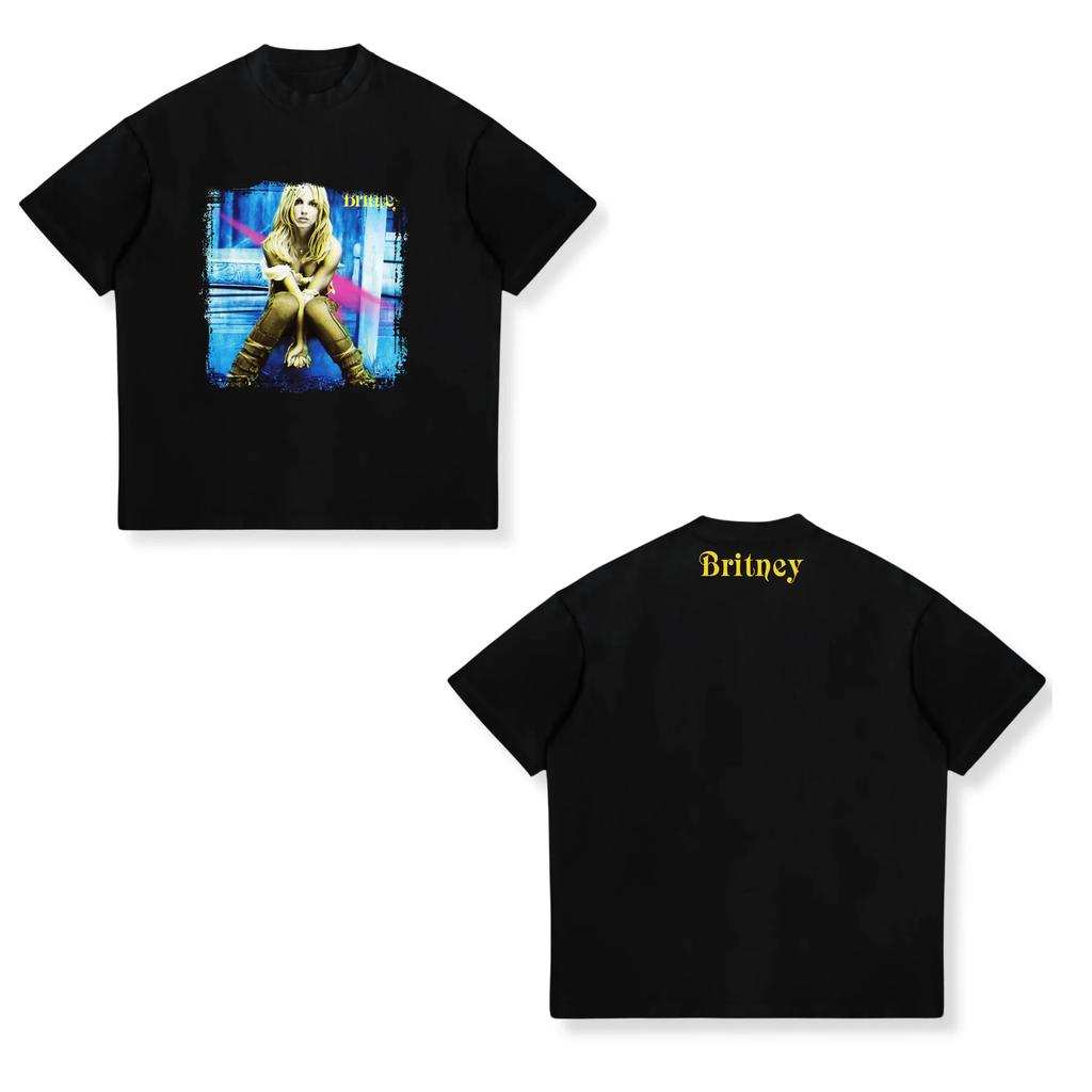 2026 Britney Spears Bubble Gum Balloon Retro Men's and Women's T-shirt Spring_Summer New Product Casual Fashion Streetwear